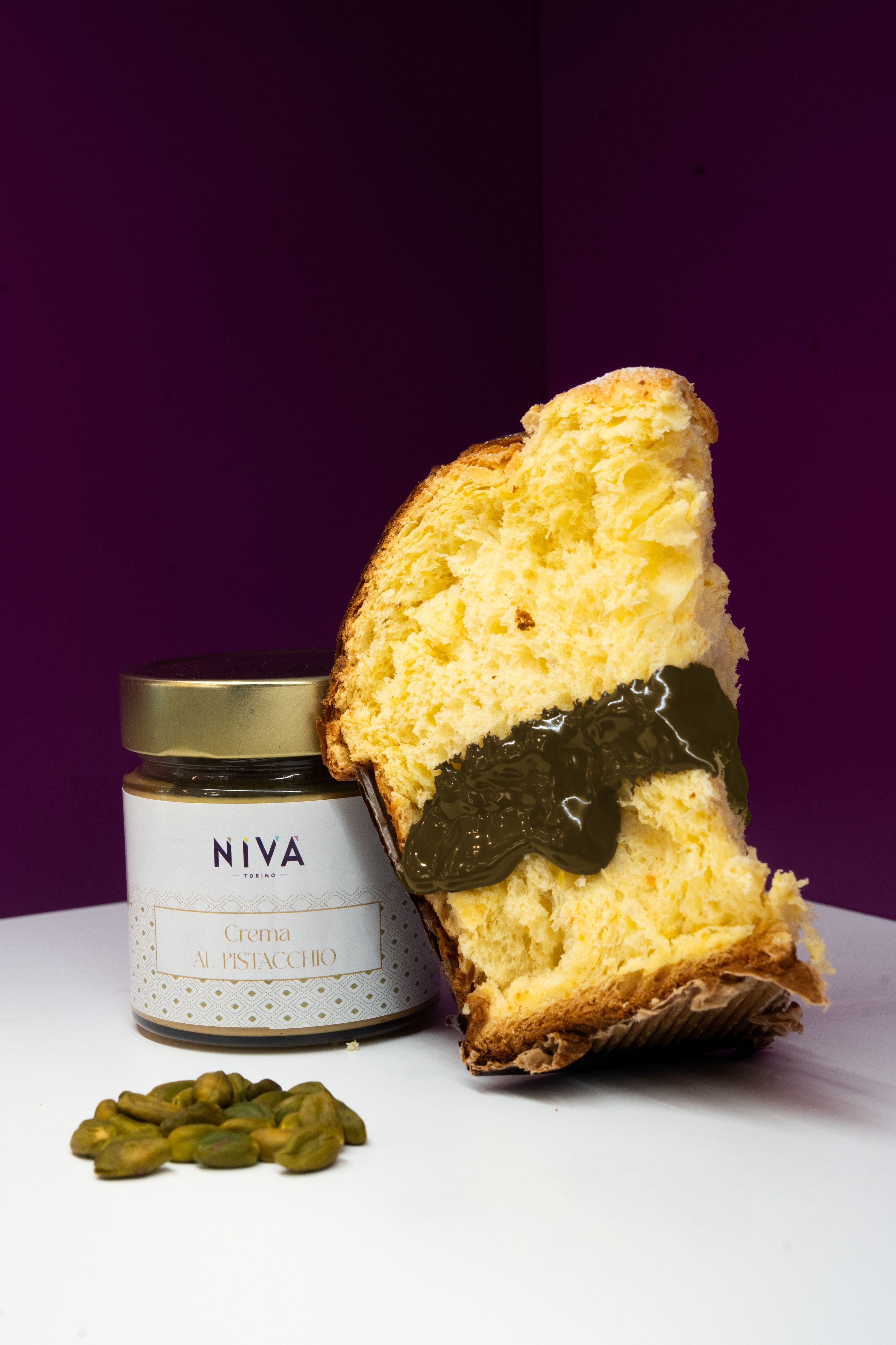 Panettone Pistacchio 900g + 220g Recheio